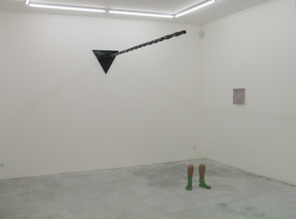 Valentin Carron, Exhibition view, Praz-Delavallade, Paris