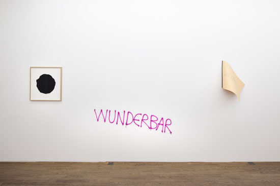 Installation view, TEXT, Works by Kristján Gudmundsson, Hlynur Hallsson, Karlotta Blöndal