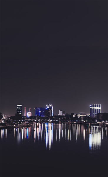 Axel Hütte, Frankfurt, (Night), 2011