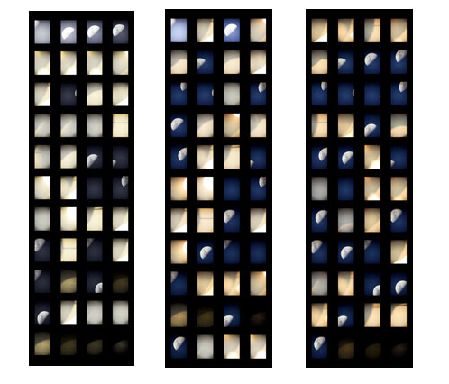 SHARON HARPER, Sun/Moon (Trying to See through a Telescope), 2010