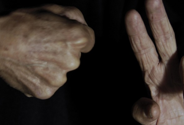 Douglas Gordon, Sharpening Fantasy, 2012, (film still)