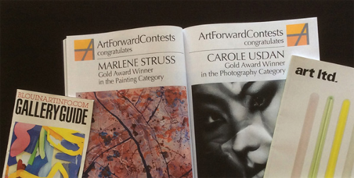 Gold Award Winners receive full-page ads in major art magazines