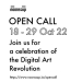 OPEN CALL TO ALL DIGITAL ARTISTS