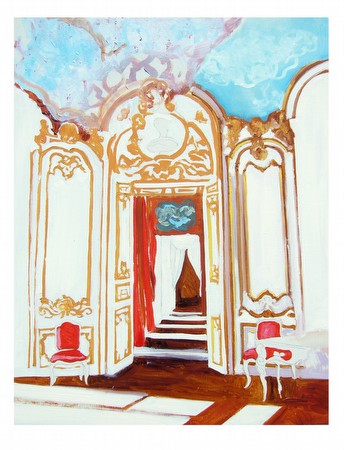 Dauphine Eugenie's Apartment, Oil on panel, 2010