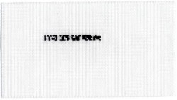 ‘The world is binary.’ cross-stitched binary