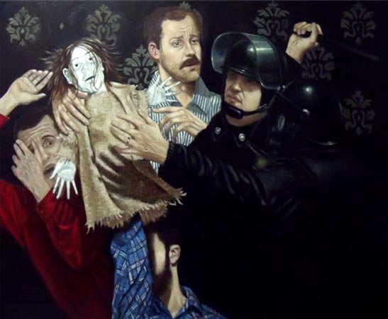 Betrayal, oil on linen, 4