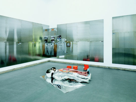 Isa Genzken, Oil, (detail), German Pavilion, Venice Biennale, 2007mixed media, Courtesy German Pavilion 2007 & Hauser & Wirth, London, ZurichImage © Isa Genzken Photo credit © Jan Bitter Isa Genzken, Oil, (detail), German Pavilion, Venice Biennale, 2007<br class=