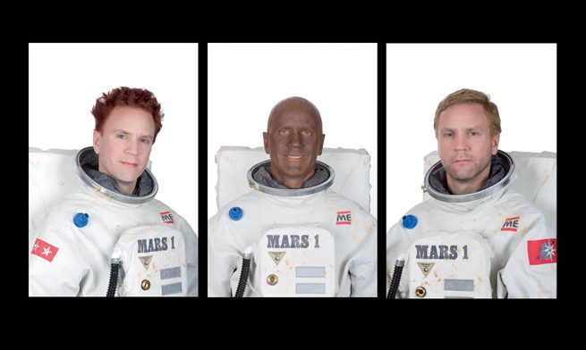 MARS SURVIVORS (triptych), 2009, C-print behind acrylic glass, 100 x 67 cm each<br class=