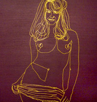 "November 1969", oil on wood, 13 x 14