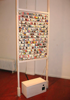 Installation:"Empties" mixed media