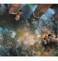 Waterwalk,2003, digital print on vinyl