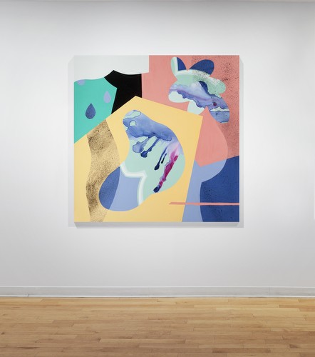 Smart Girl<br/>acrylic on aluminum panel<br/>48" x 48"<br/>